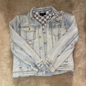 Brand new Pacsun ripped Jean jacket